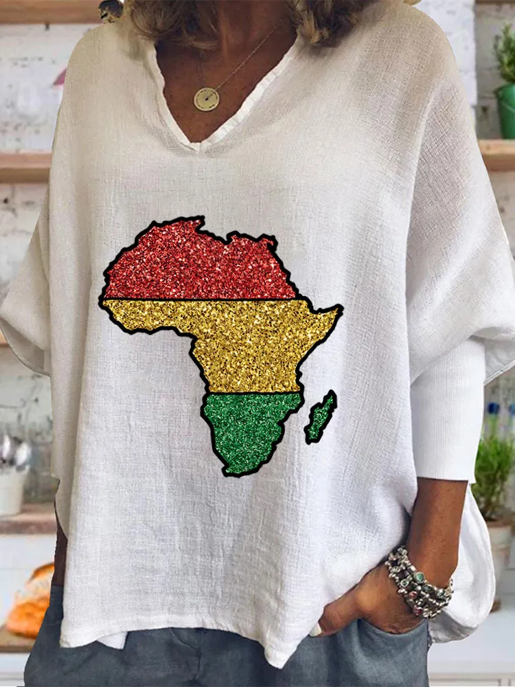 Women's June Festival V-neck T-shirt