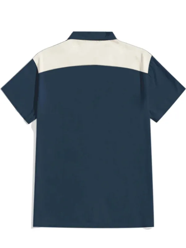 Blue Flower Fox Shirt