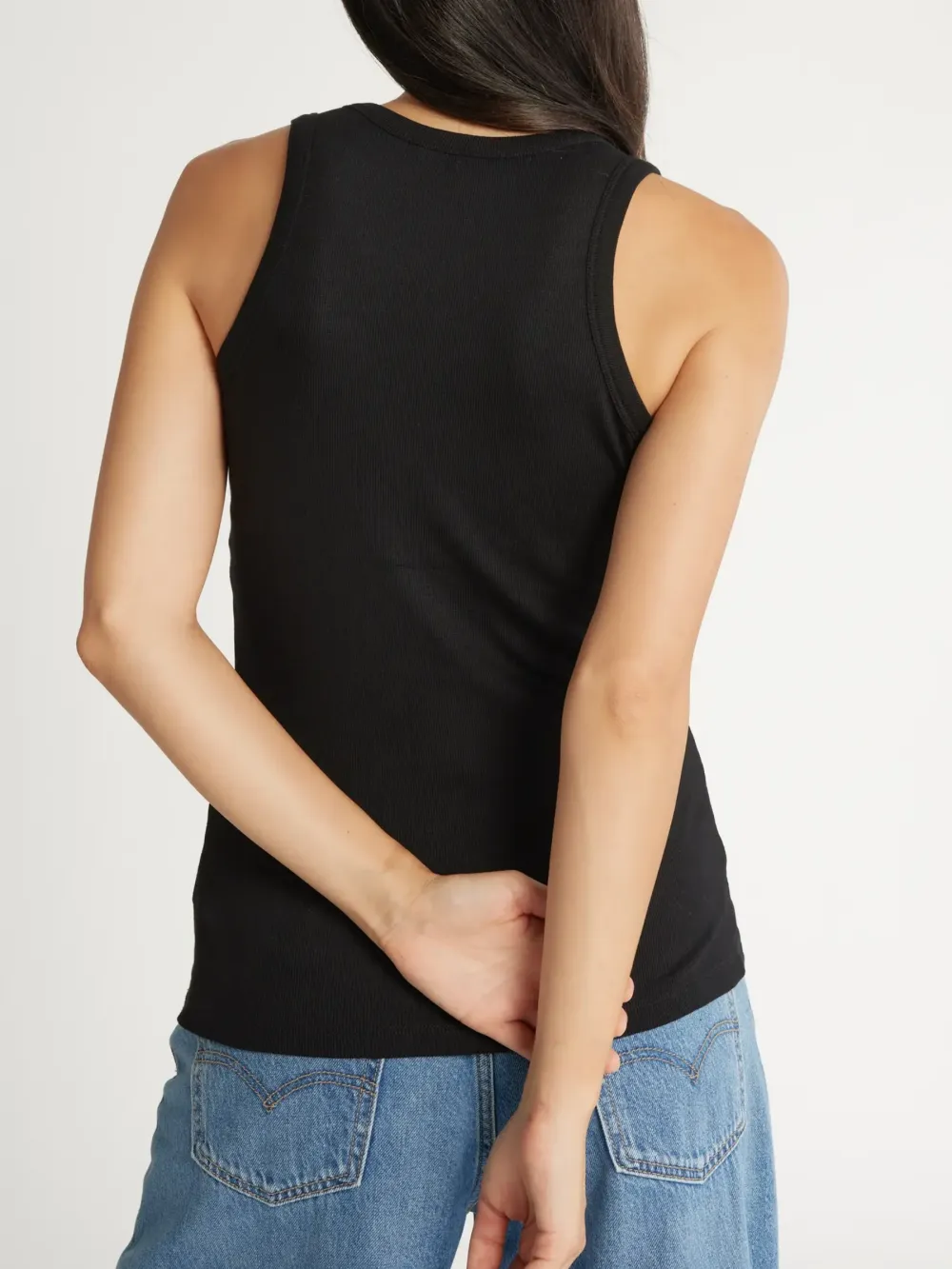 Multicolor Ribbed Tank