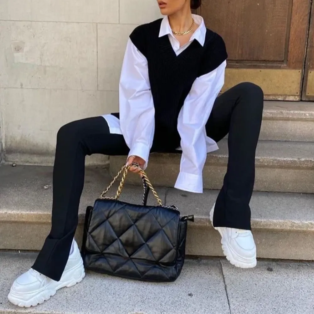 Knit Oversized Vest