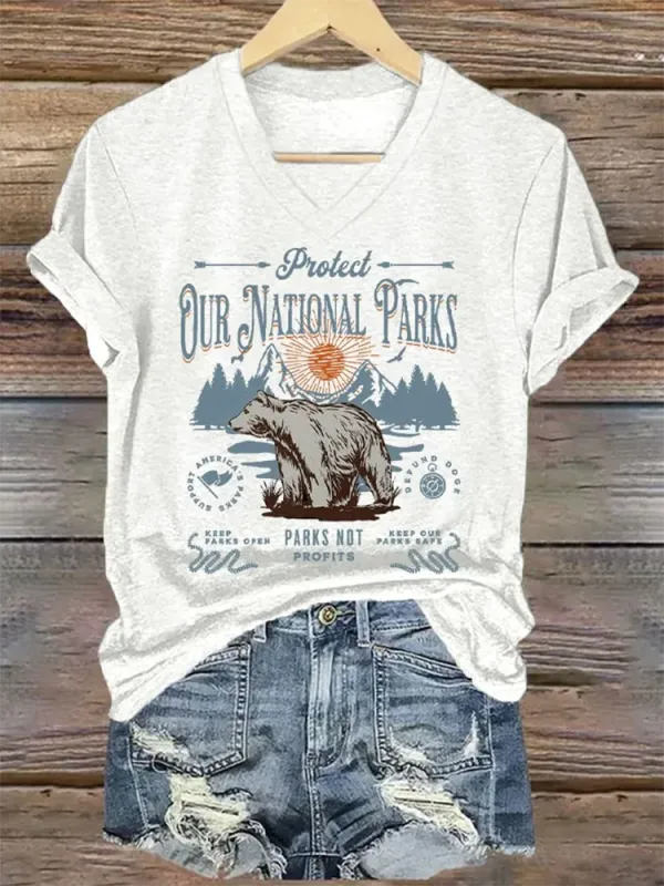 Women'S National Parks Explore, Protect, Preserve Print T-Shirt
