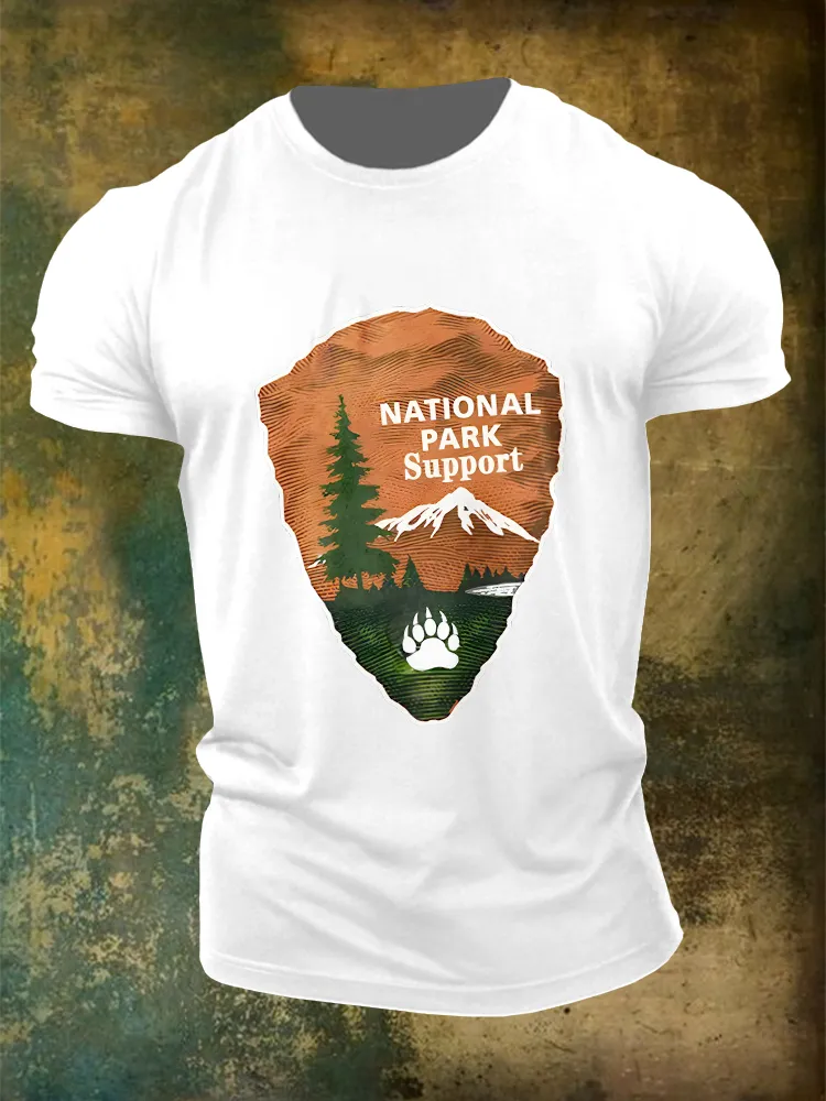 Men'S National Park Support Round-Neck T-Shirt