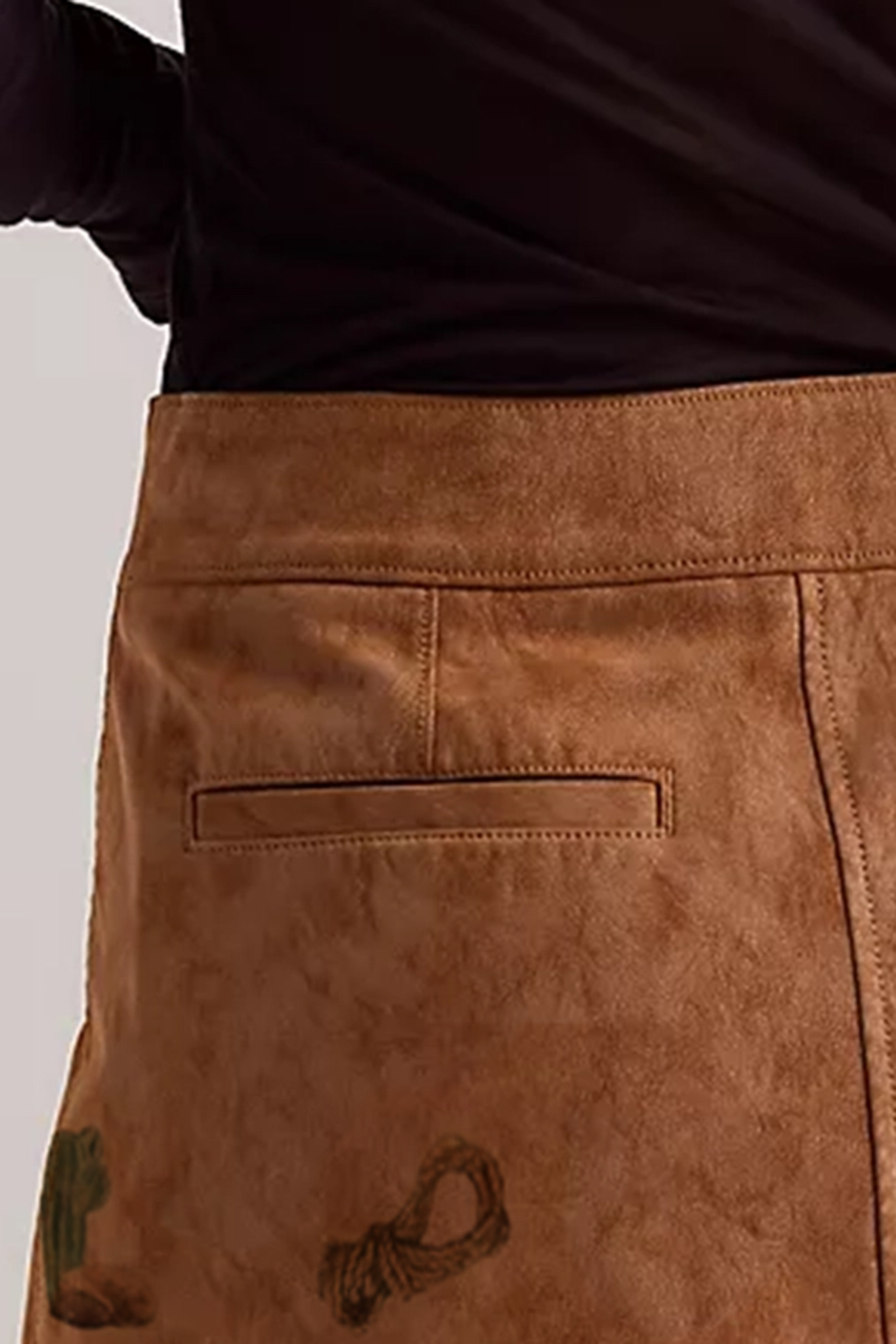 A-Line Hem Mini Skirt