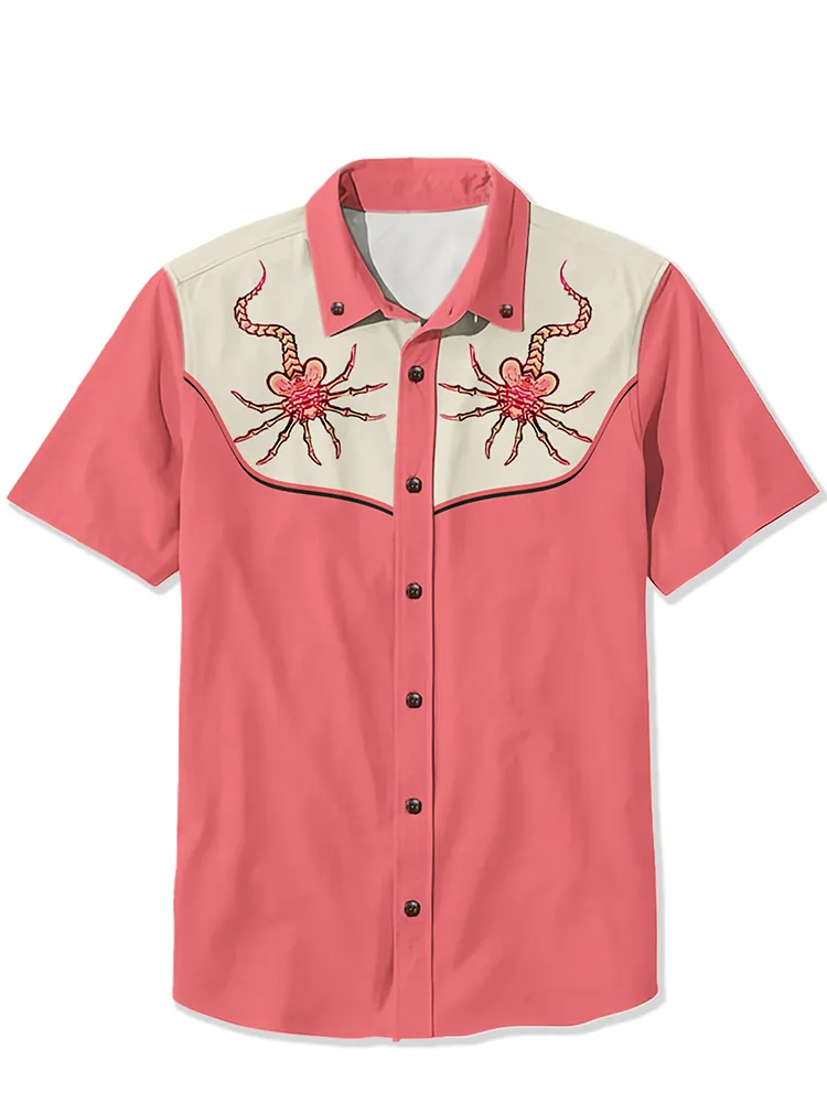Western Scorpion-Patterned Shirts