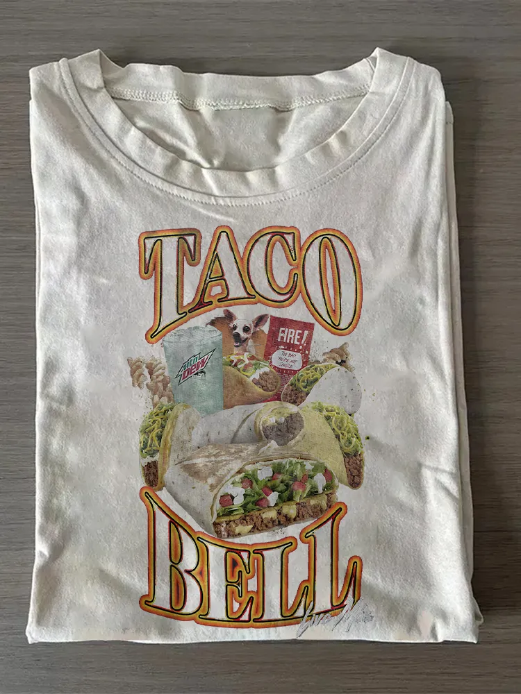 Vintage Taco Bell 90'S Bootleg T-Shirt