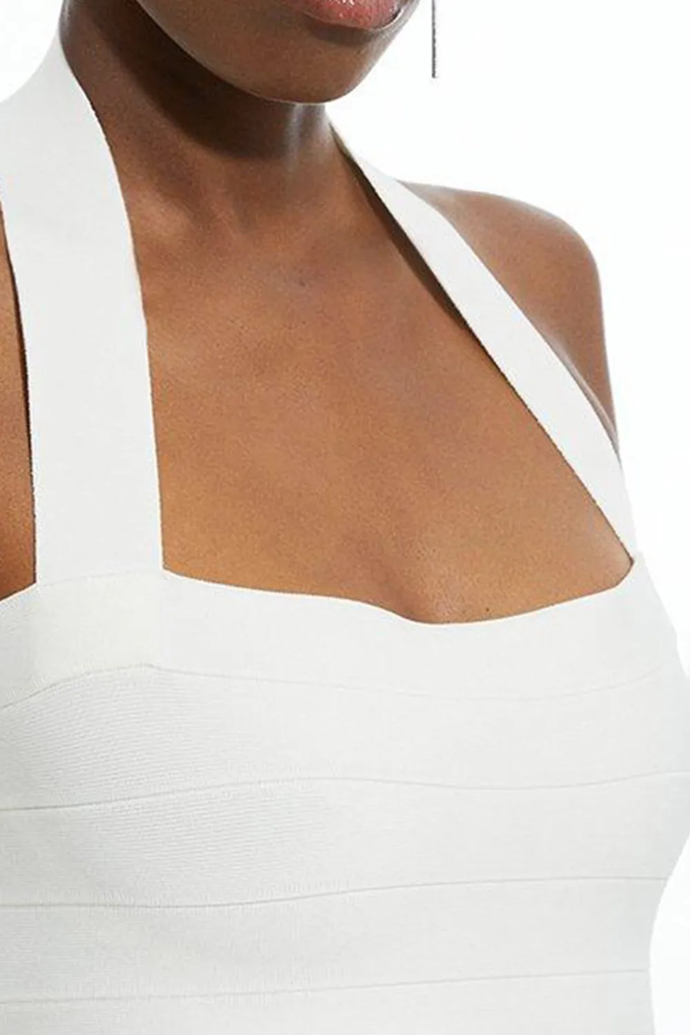 Halter Neck Bandage Crop Top