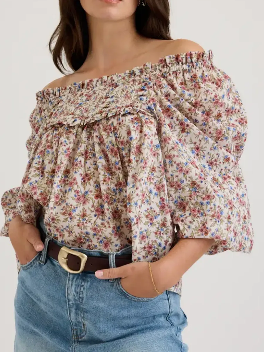 Ruffle Detail Blouse