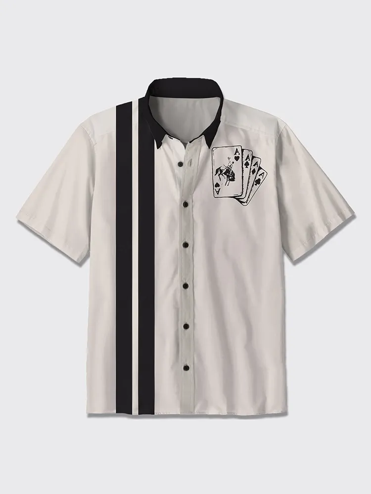 Playing Card Button Up Shirt