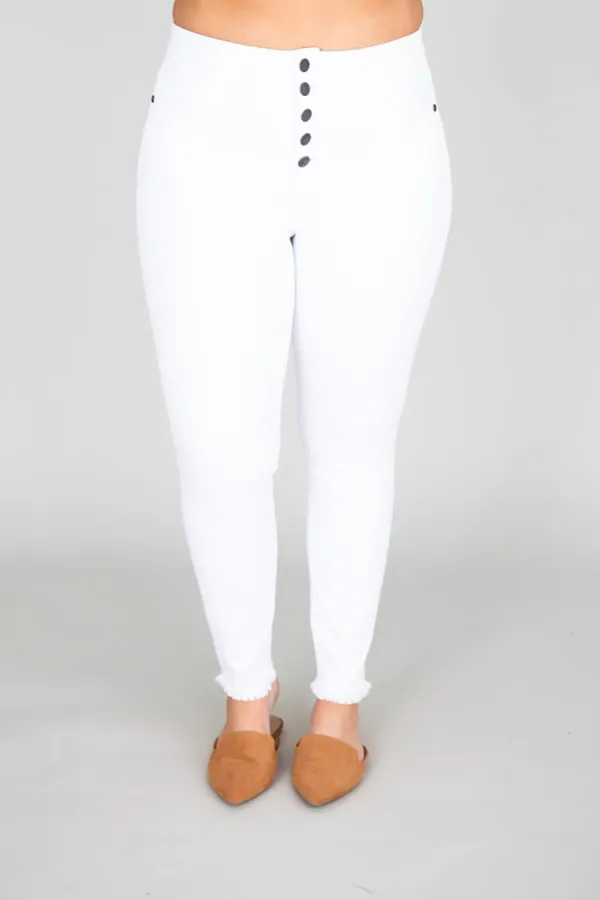 White Small Legged Jeans