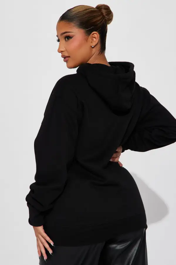 Los Angeles Rose Hoodie - Black