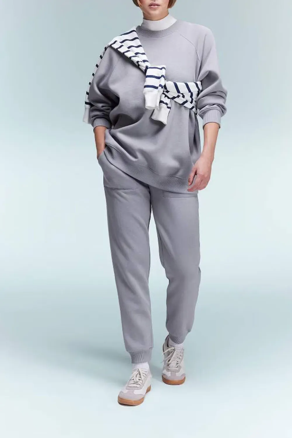 Slim Fit Solid Color Trousers