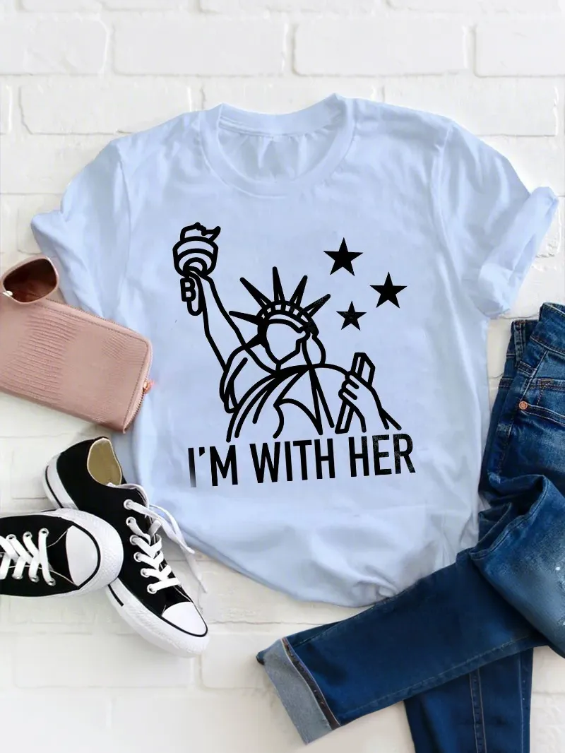 I'M With Her Teacher T-Shirt