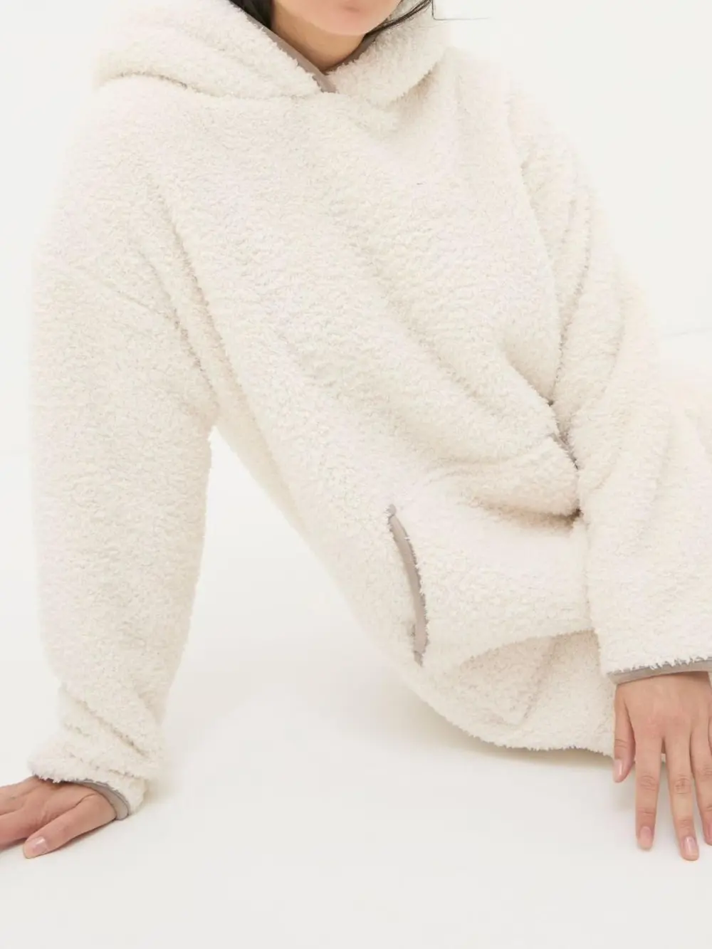 Ivory Borg Daily Hoodie