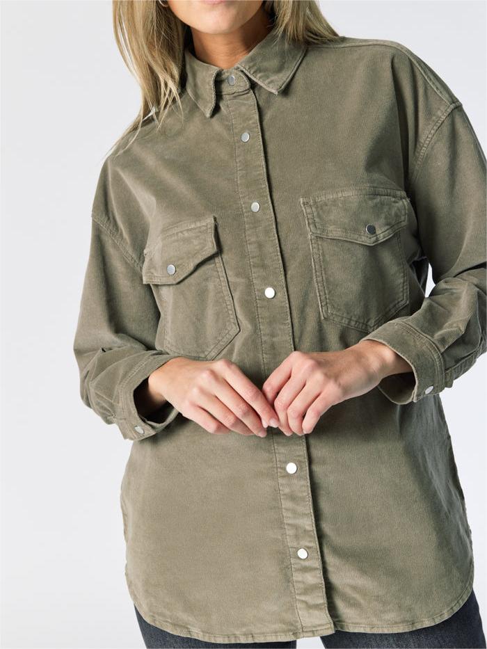 Regular Cotton Corduroy Shirt