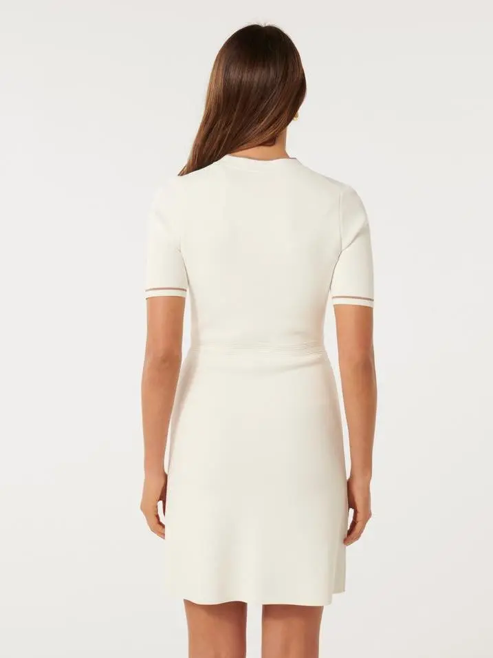 Crepe Knit Dress