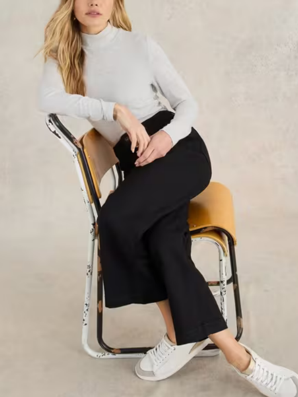 Slight Stretch Turtle Neck T-Shirt