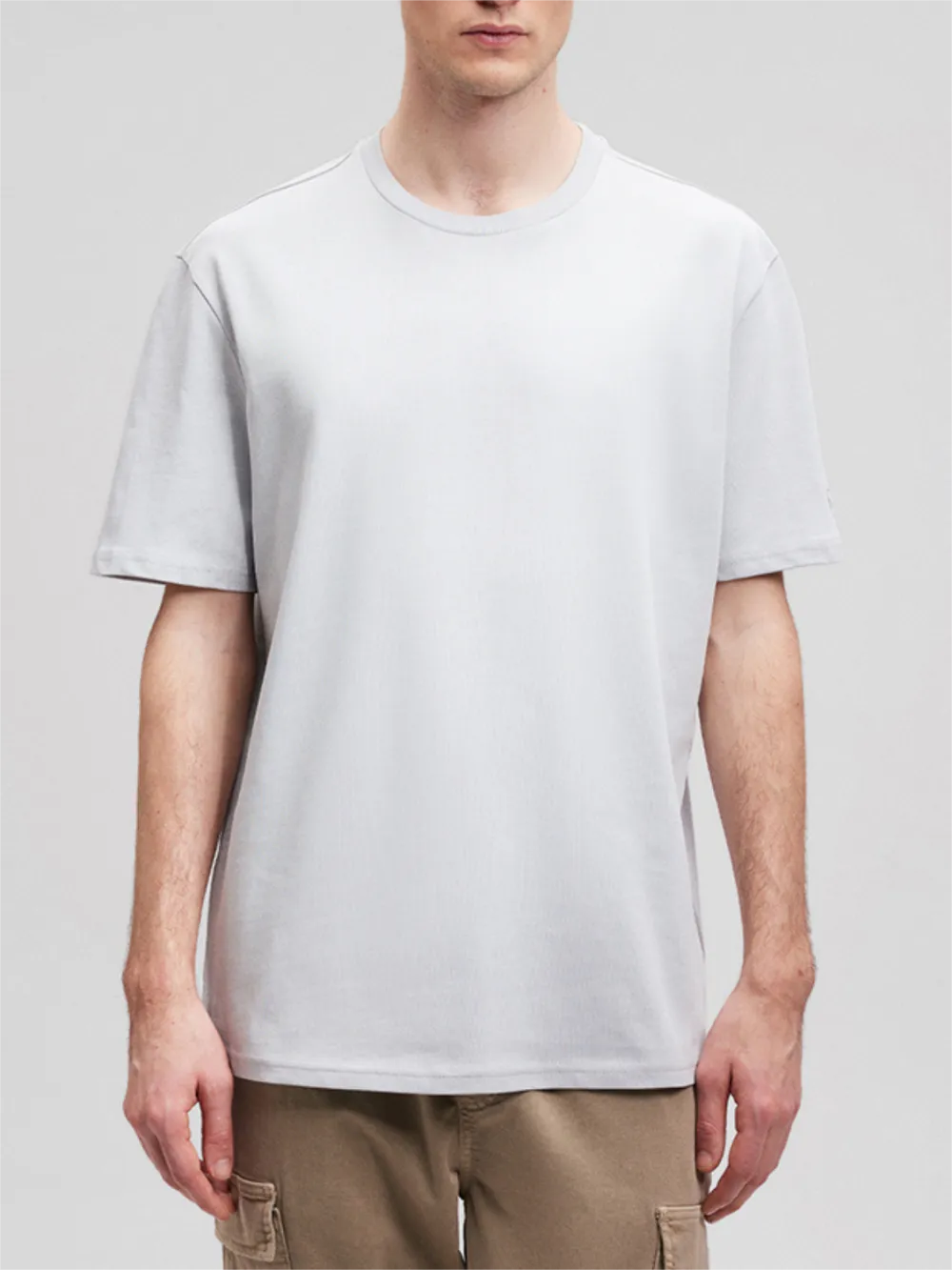 Gray Camouflage Print Short - Sleeve Tee