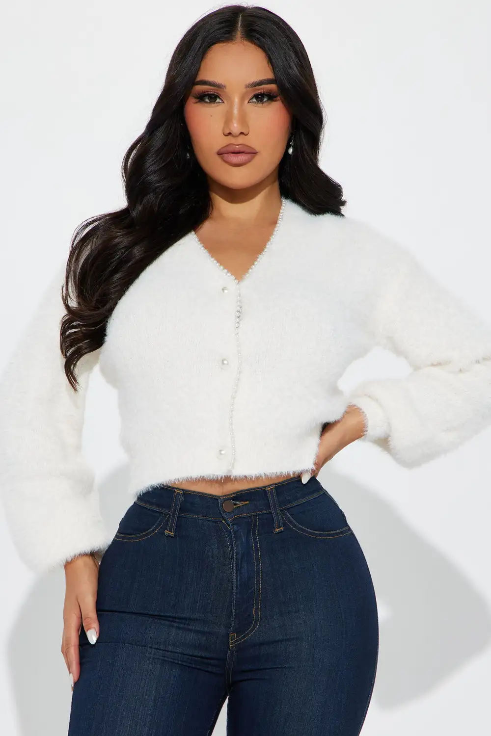 Ethelyn Cardigan - Cream