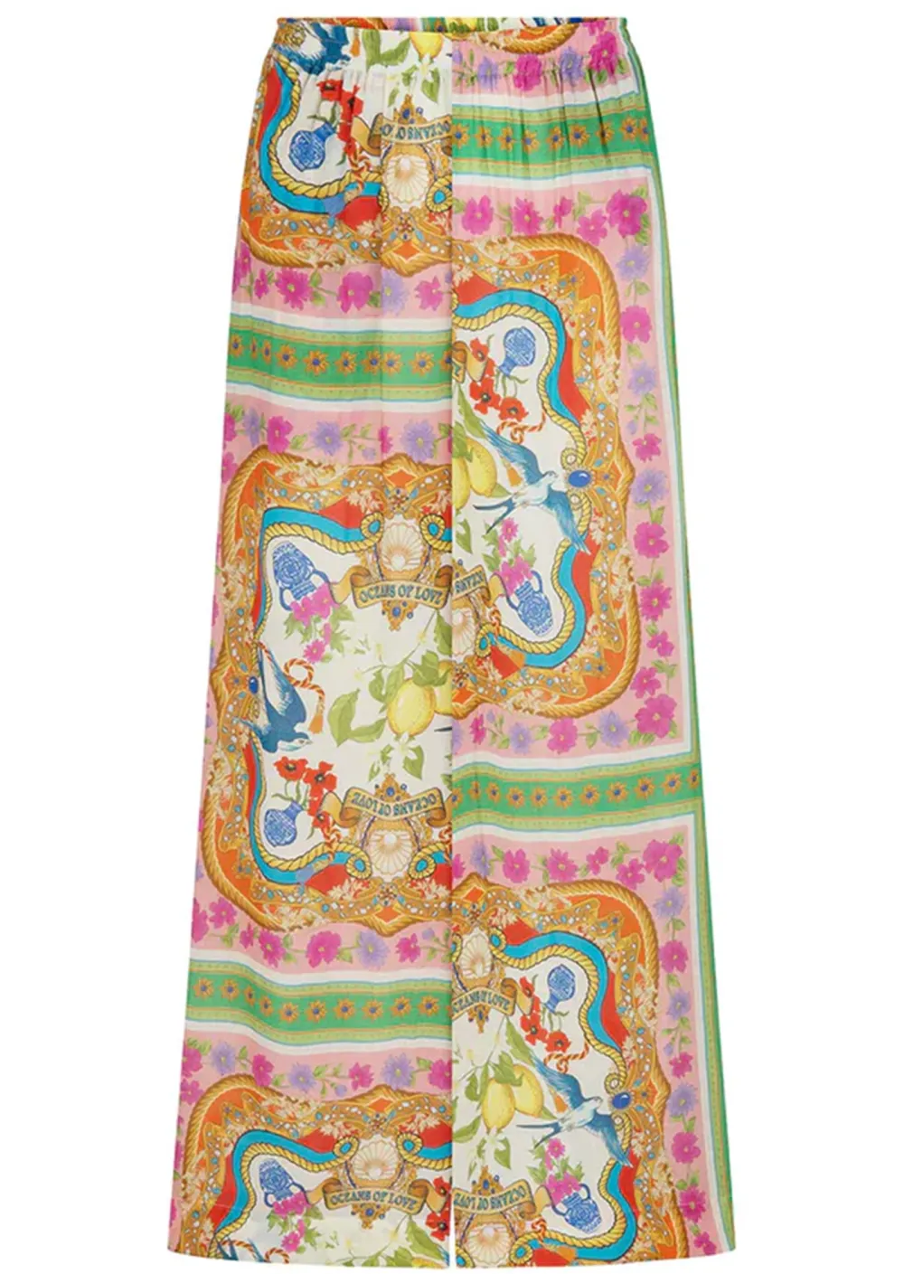 Colorful Patterned Loose Pajama Pants