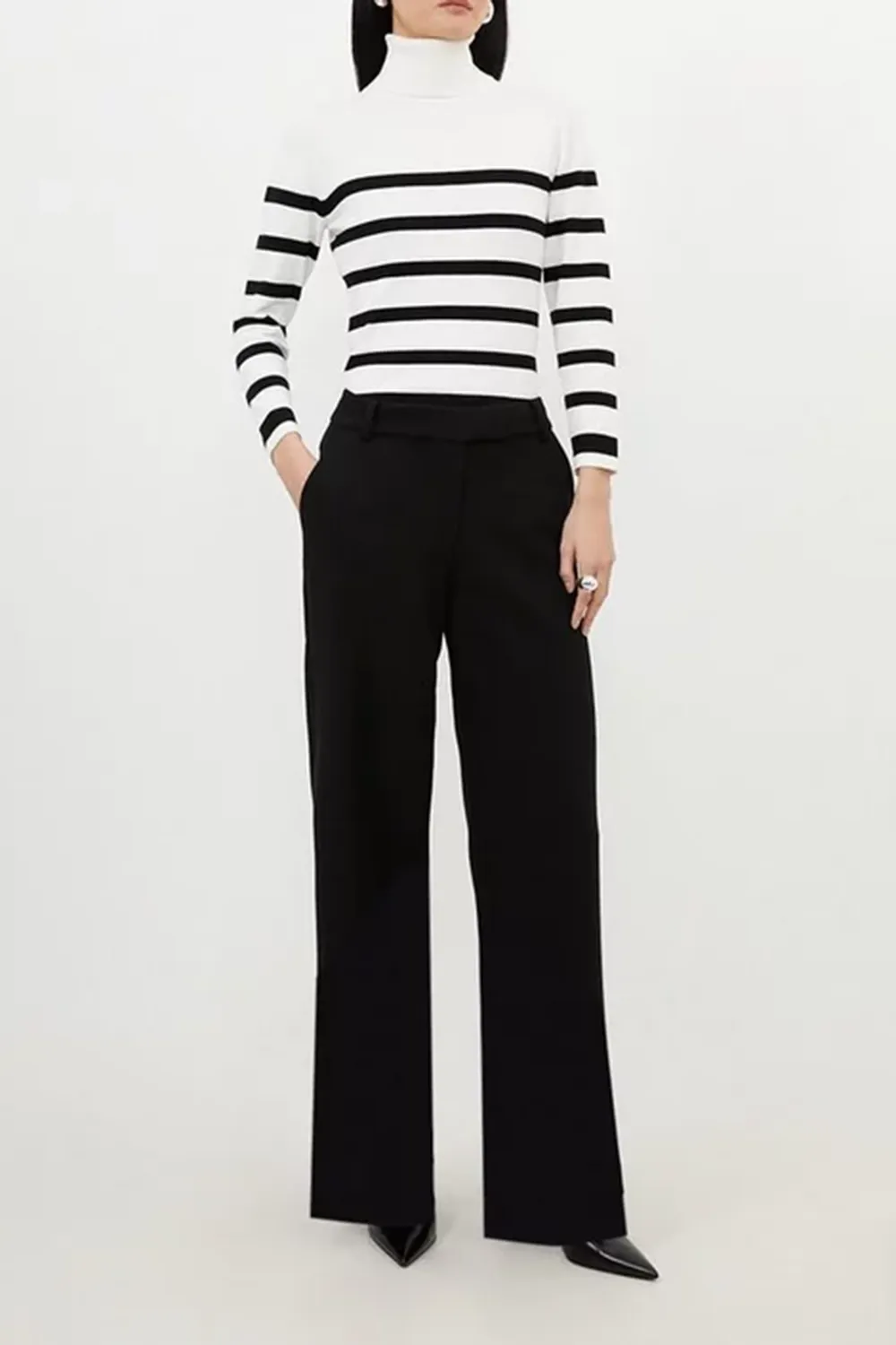 Tailored Essential Straight Leg Trousers