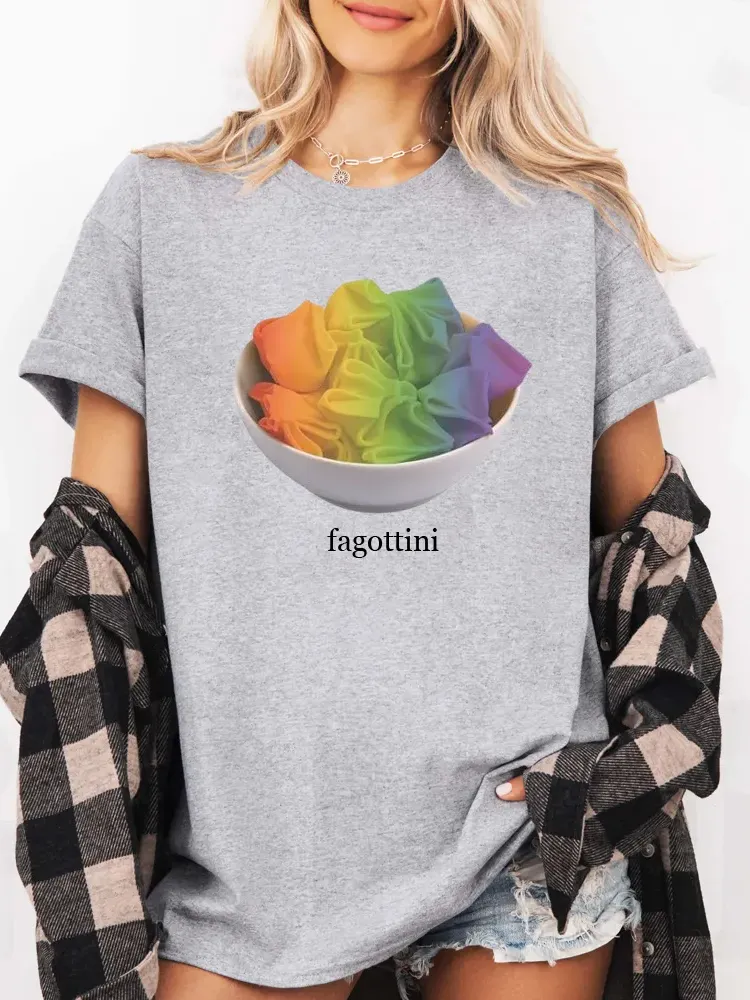 Women'S Fagottini Short Sleeve Round-Neck T-Shirt