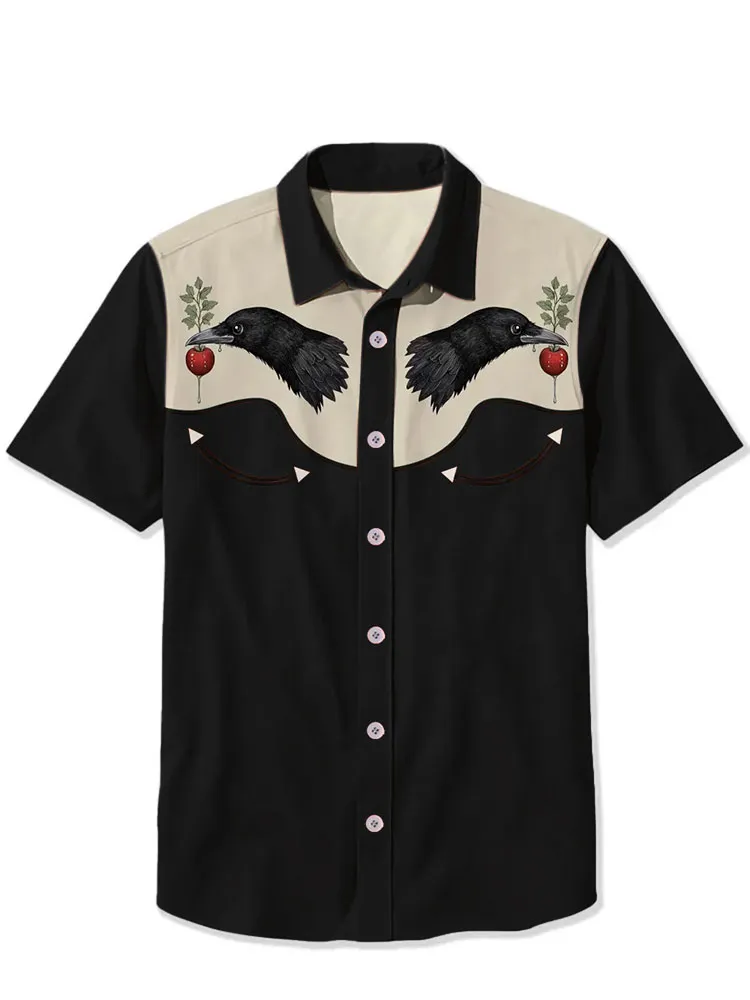 Crow And Red Fruit Shirt