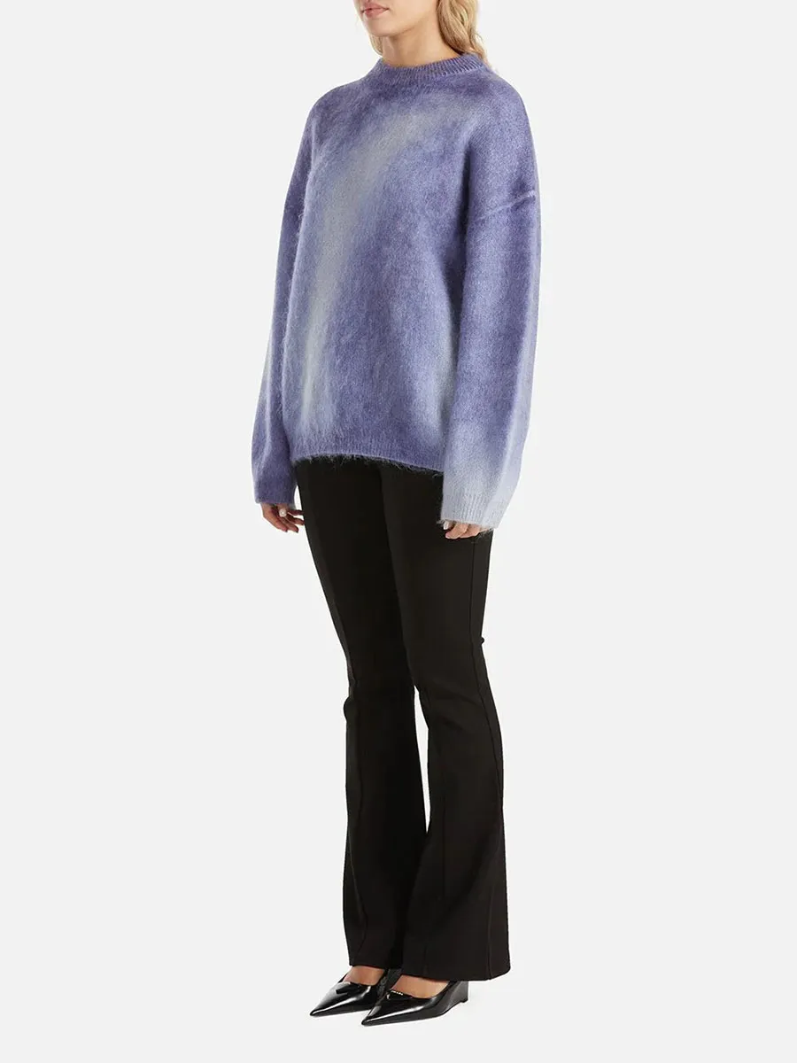 Soft Pastel Ombre Knit Pullover