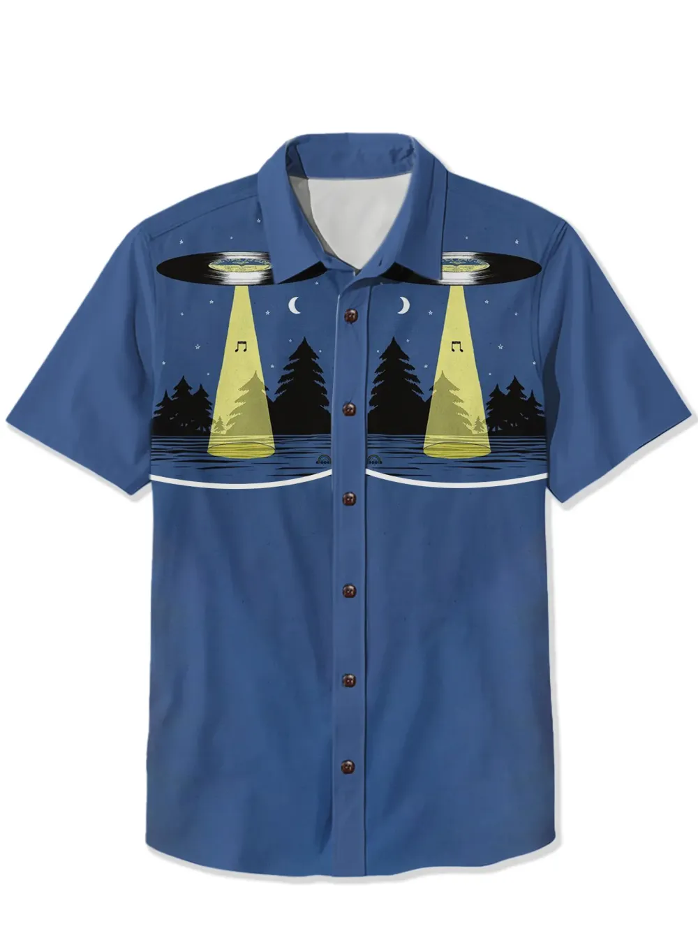 Vinyl Record Spaceship Shirt