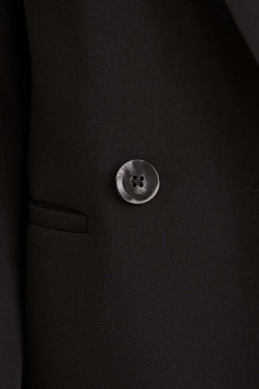 Black Soft Crepe Blazer