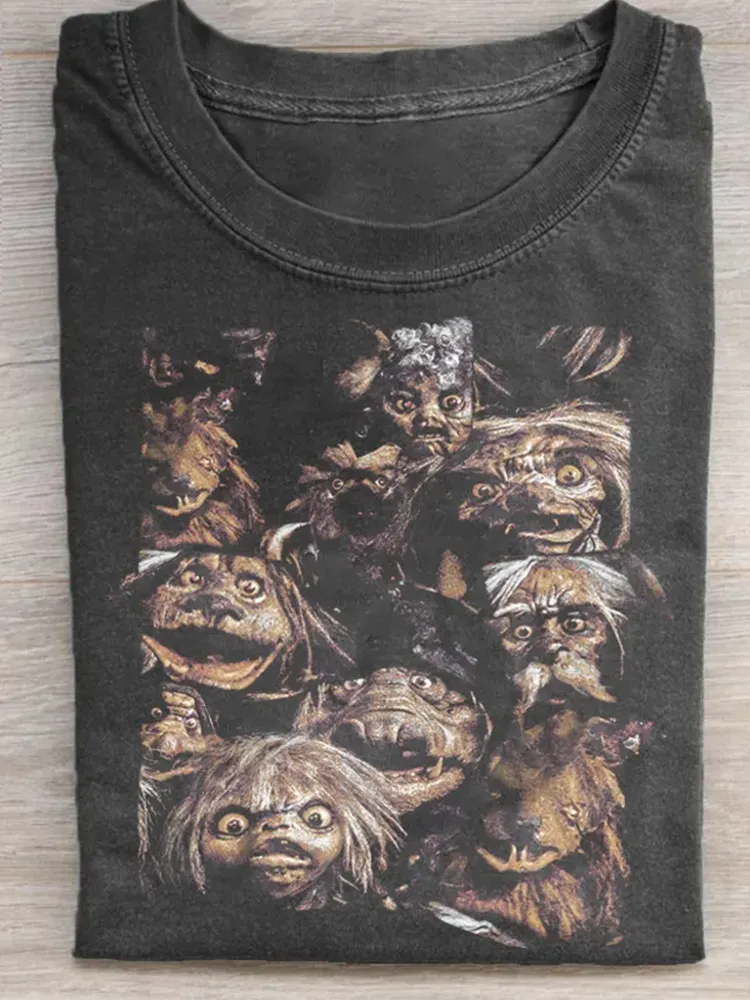 Labyrinth Goblins 1986 Vintage Fantasy Movie T-Shirt