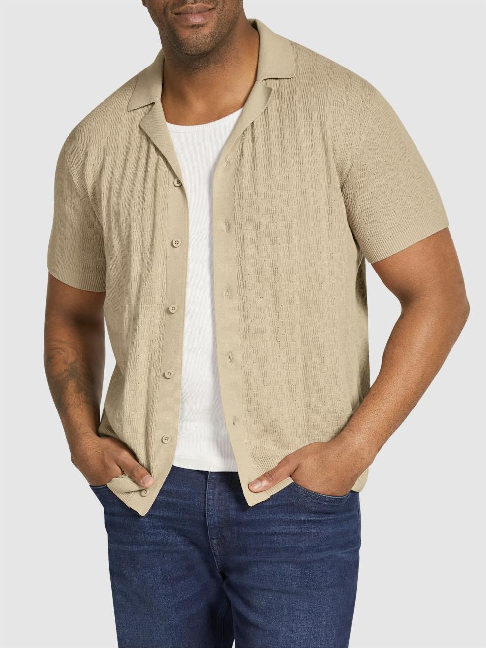 BUTTON-THROUGH POLO SHIRT