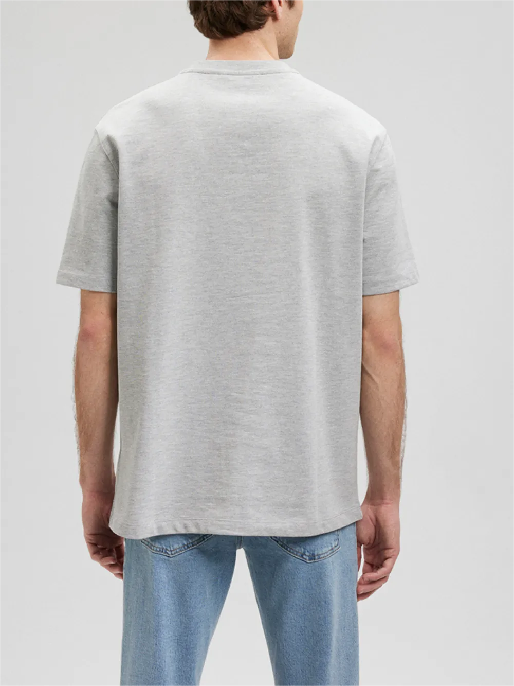 Light Gray Short - Sleeve Regular Fit Tee