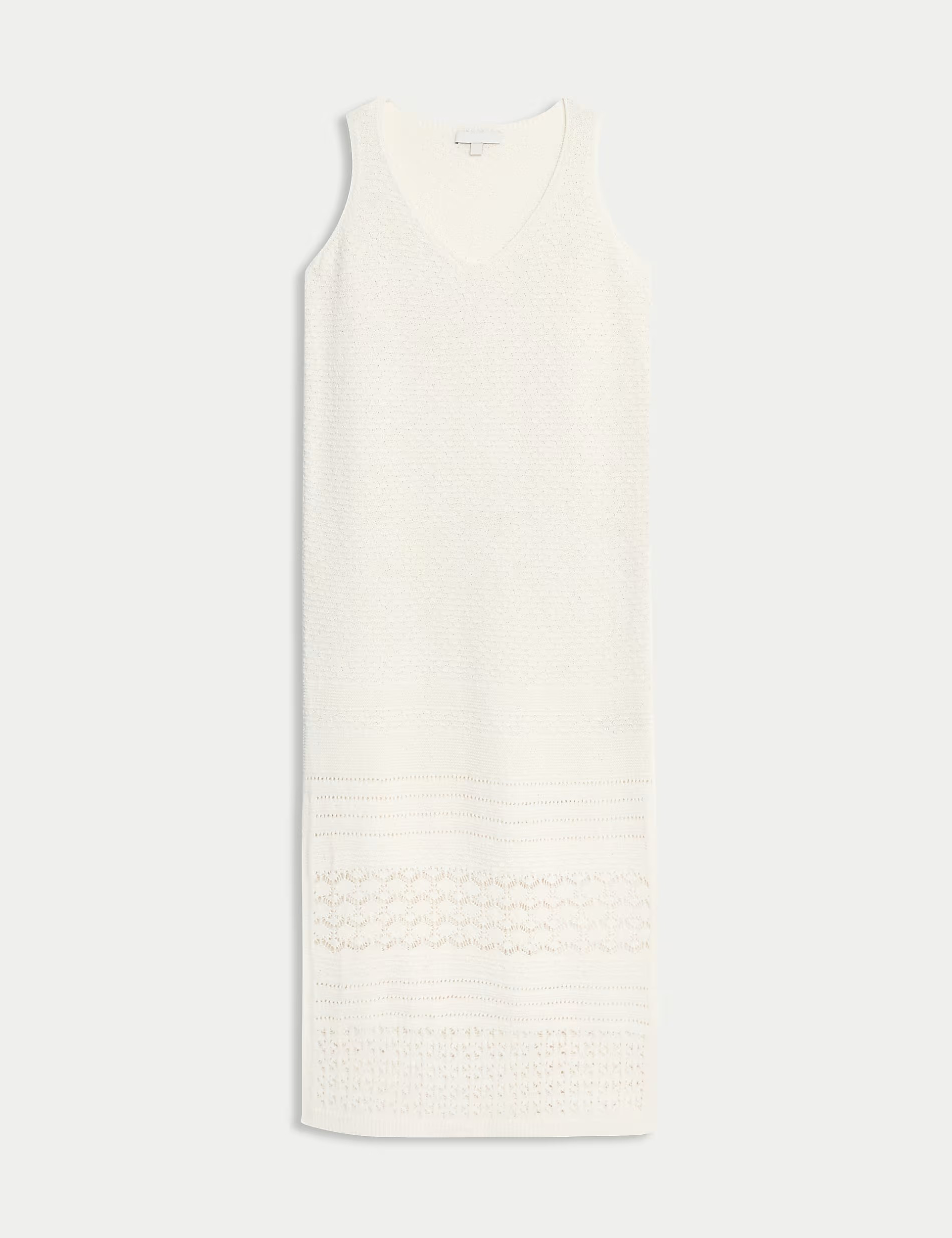 Textured Midi Knitted Maxi Dress