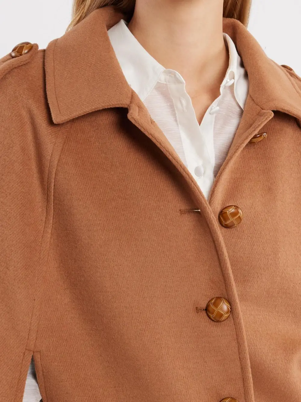 Brown Longline Cape