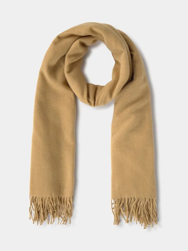 Camel Tassel Classic Scarf