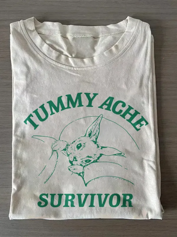 Tummy Ache Survivor Graphic T-Shirt