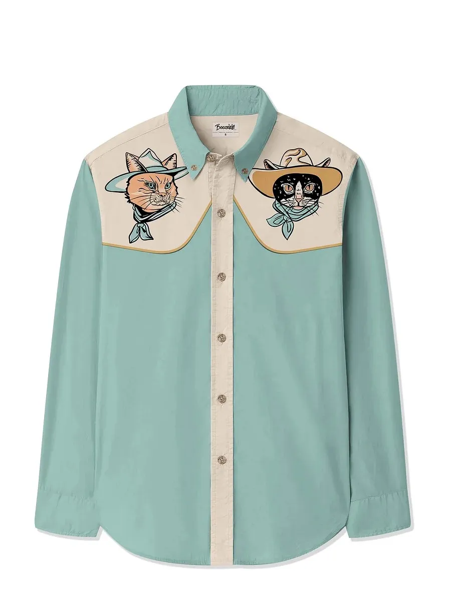 Men's West Cowcat Long Sleeves Shirt