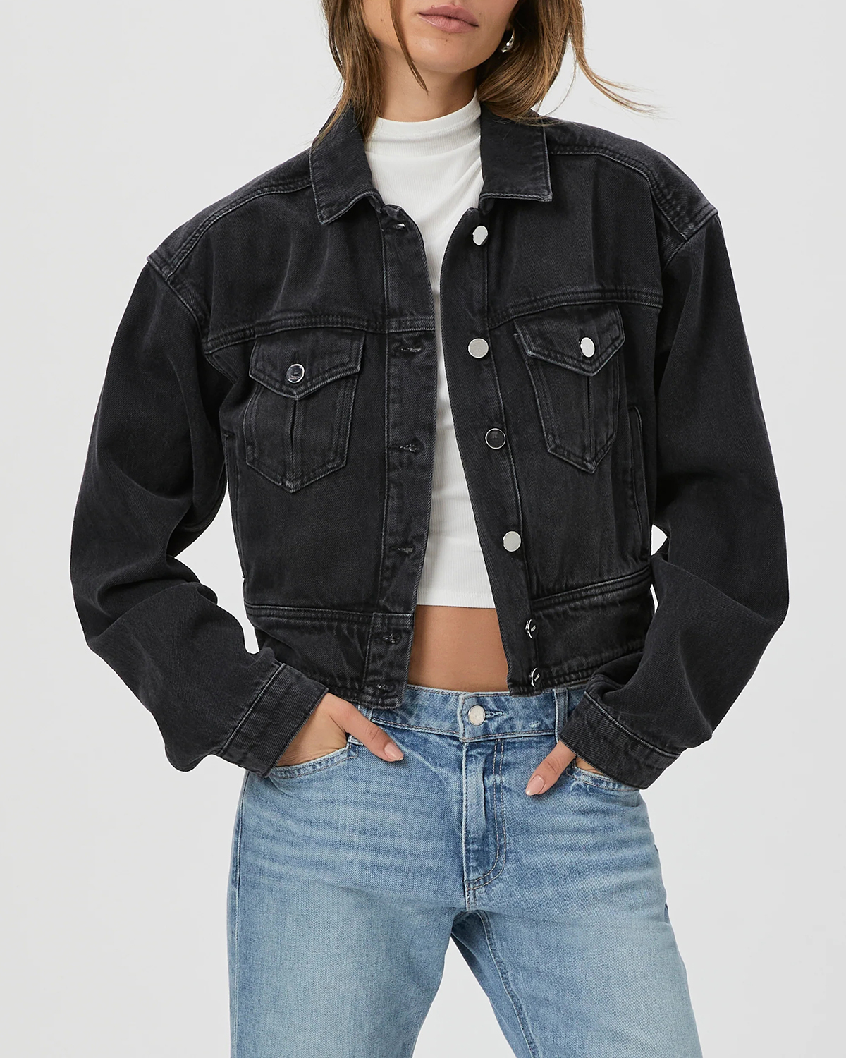 Black Denim Classic Jacket