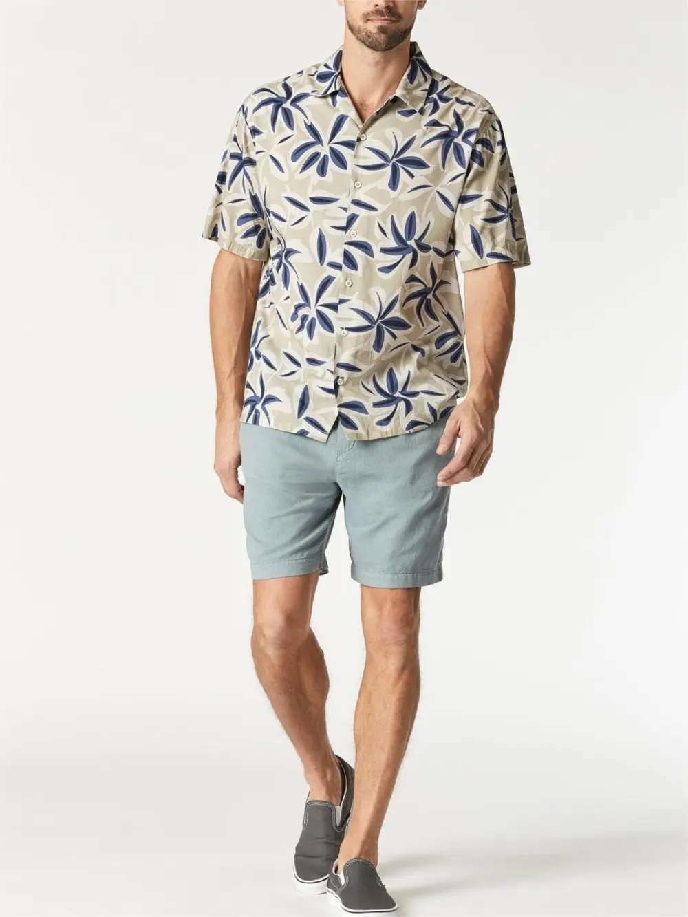 Checkered Pattern Polo Shirts
