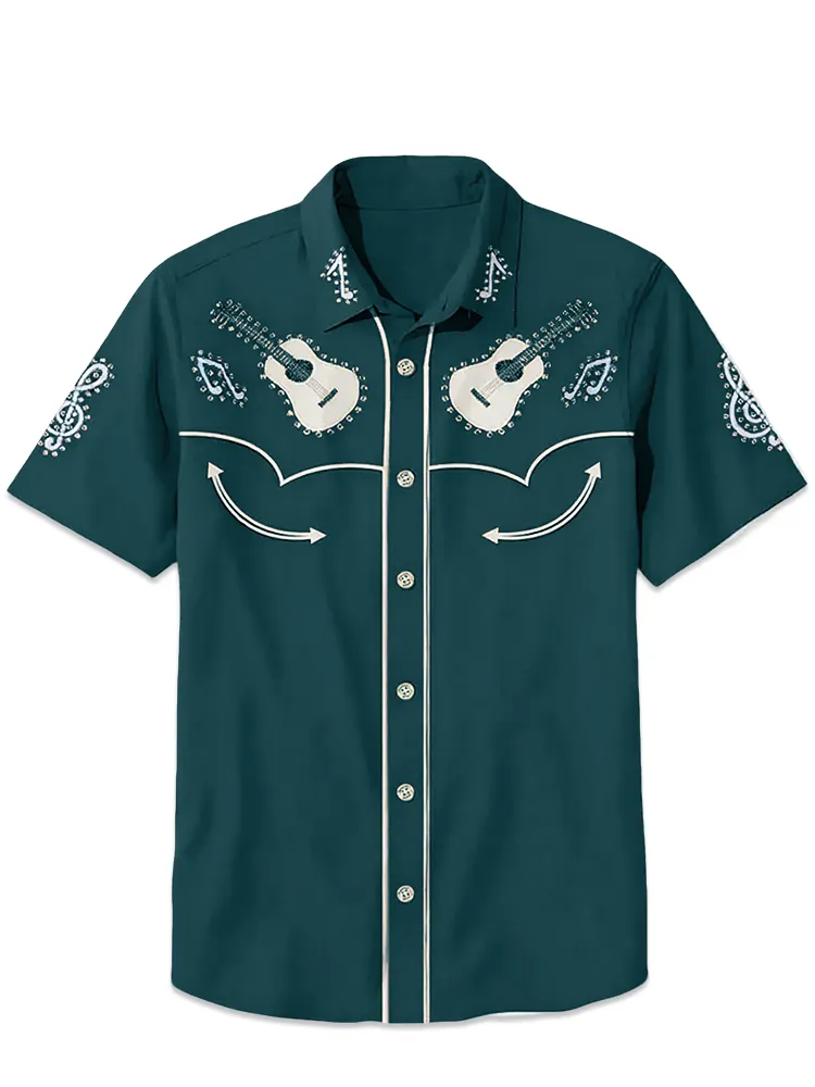 Country And Western Guitar Shirt