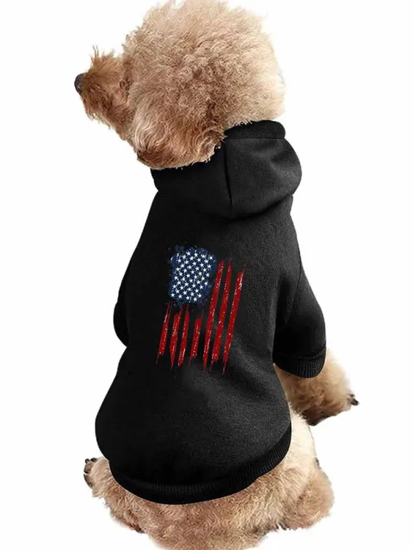 Pet Clothes With National Flag Prints