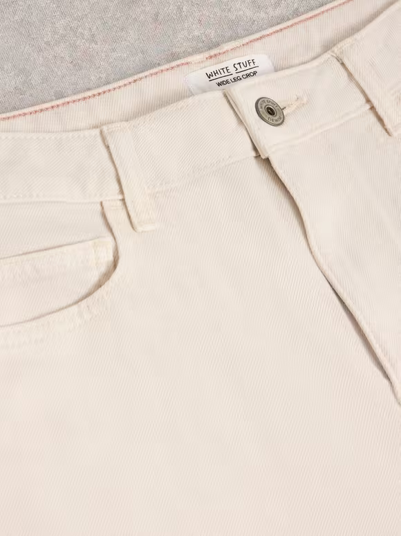 Cropped Wide Leg Jean
