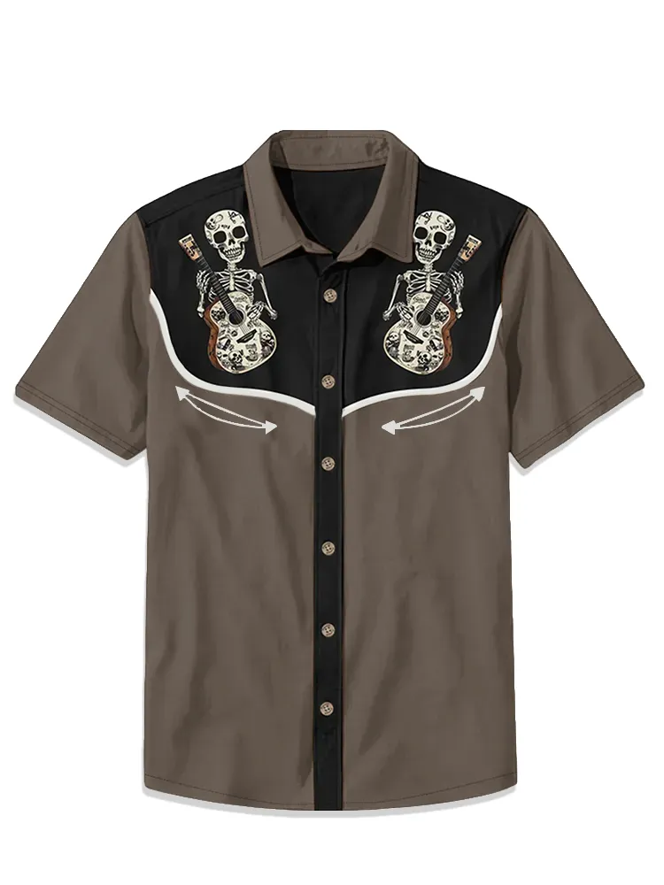 Skull Music Guitar Shirt