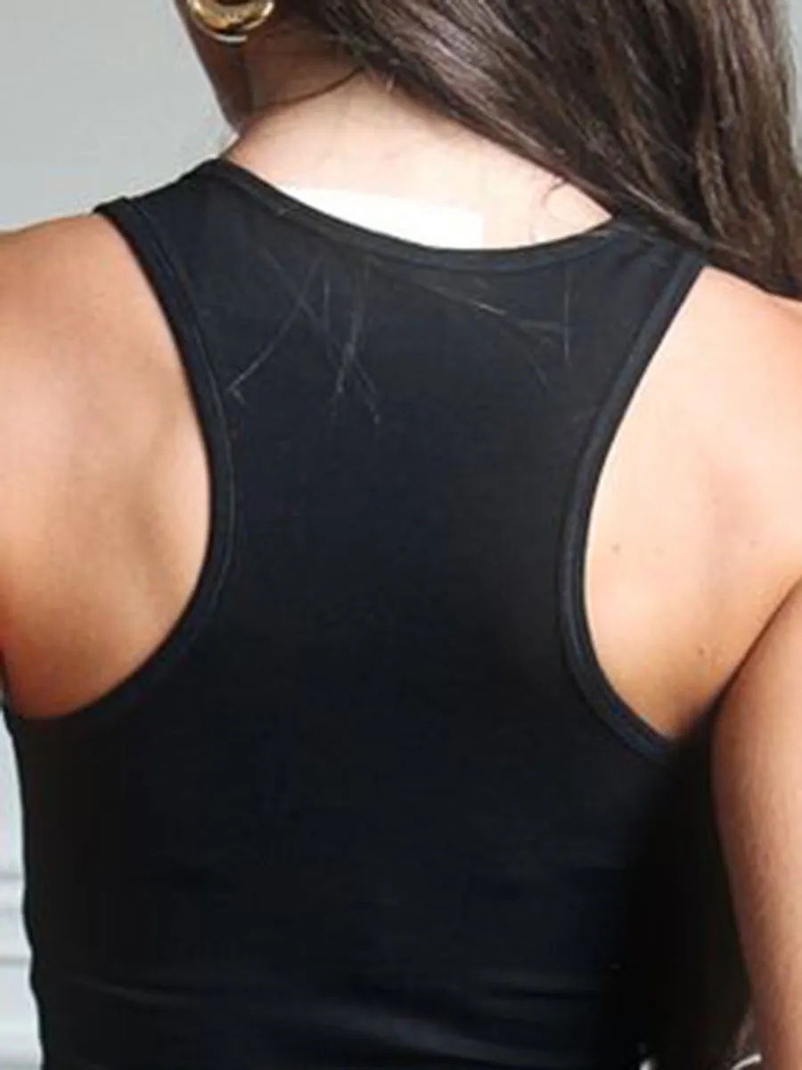 Crew Neck Racerback Tank