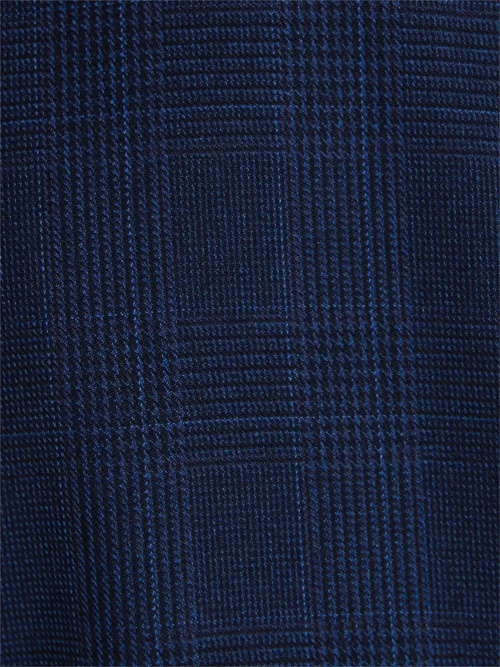 NAVY OVERCHECK SUIT BLAZER