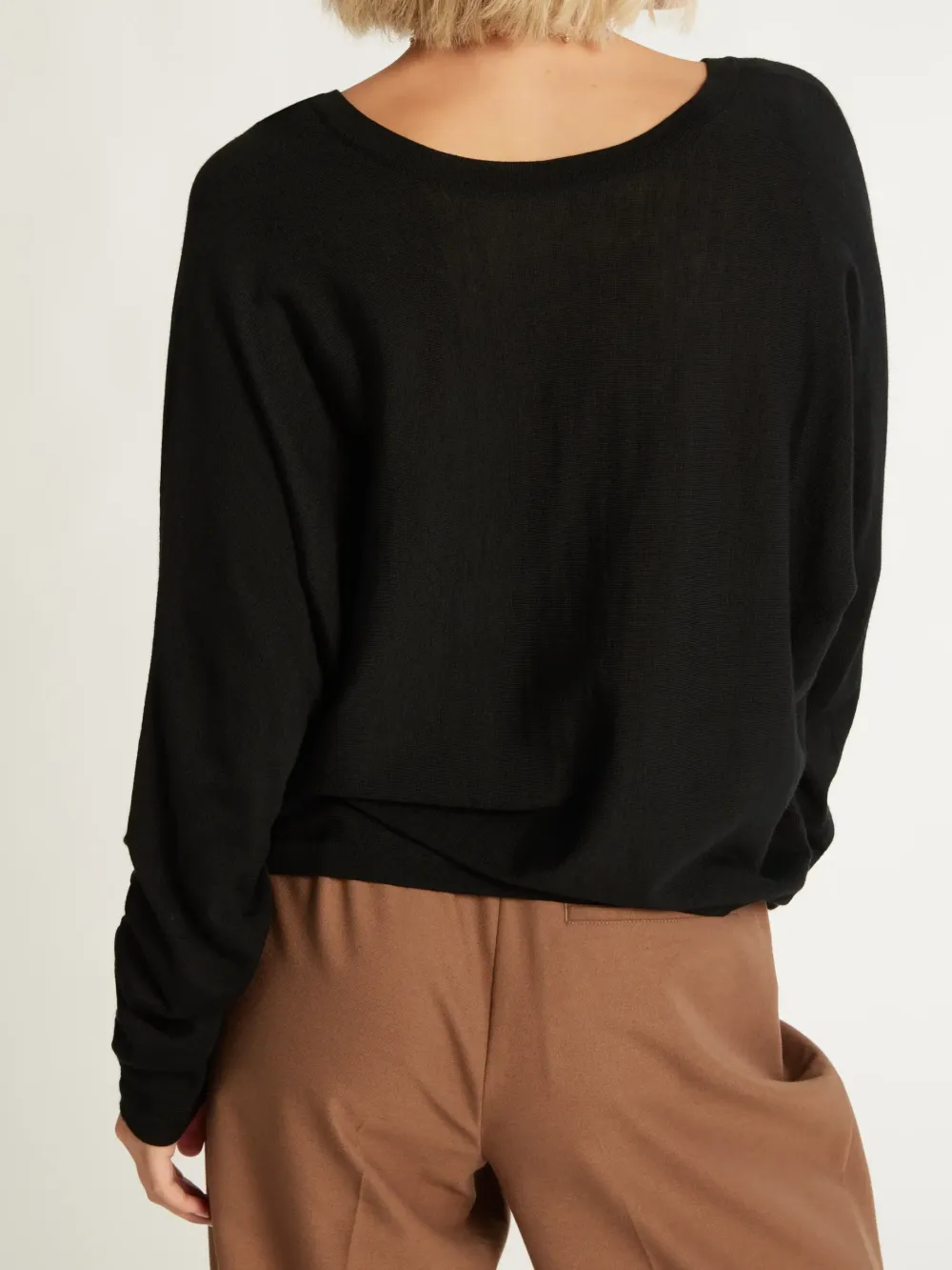 Black Reversible Sweater