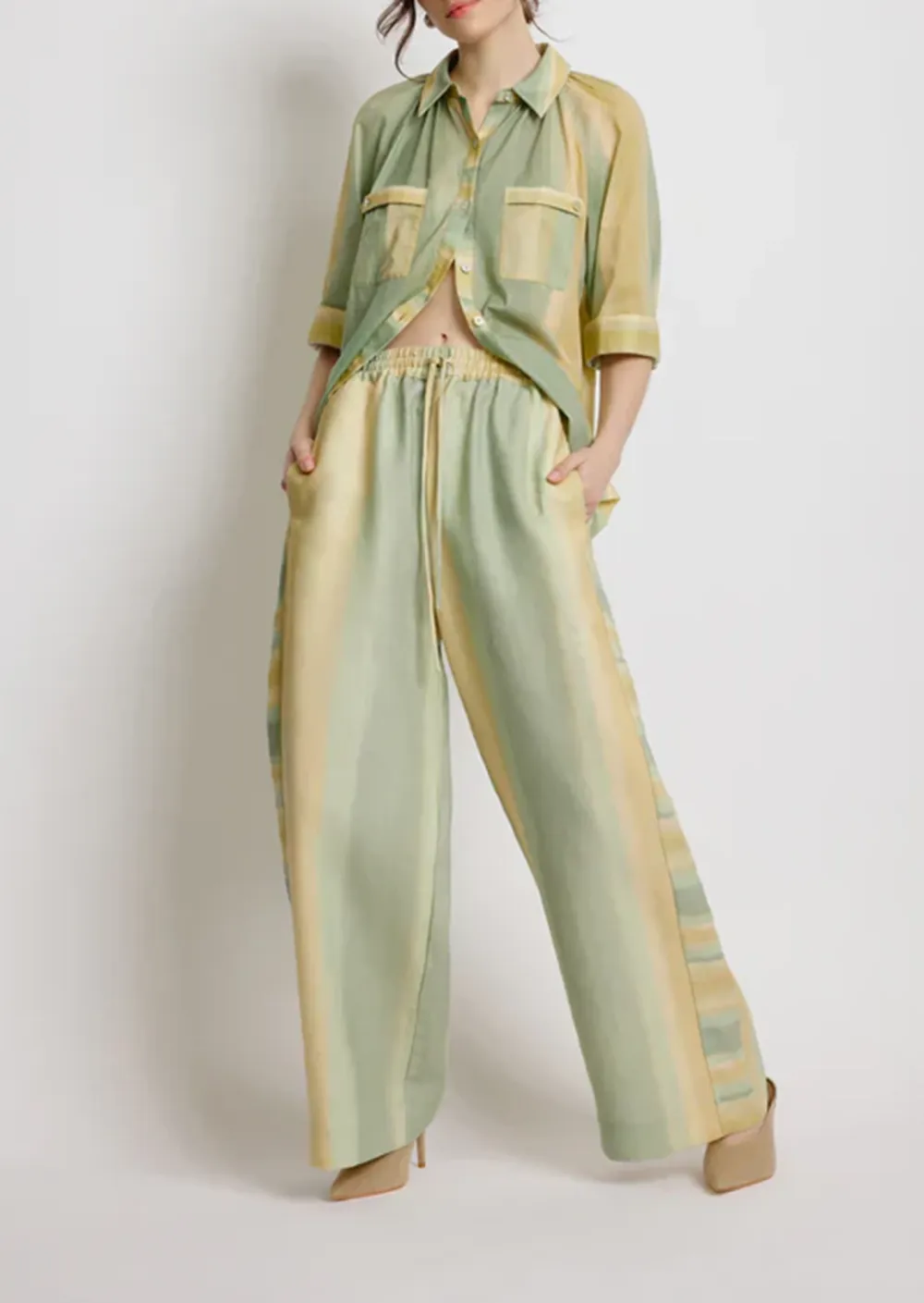 Tie Dye Oversized Utility Pants