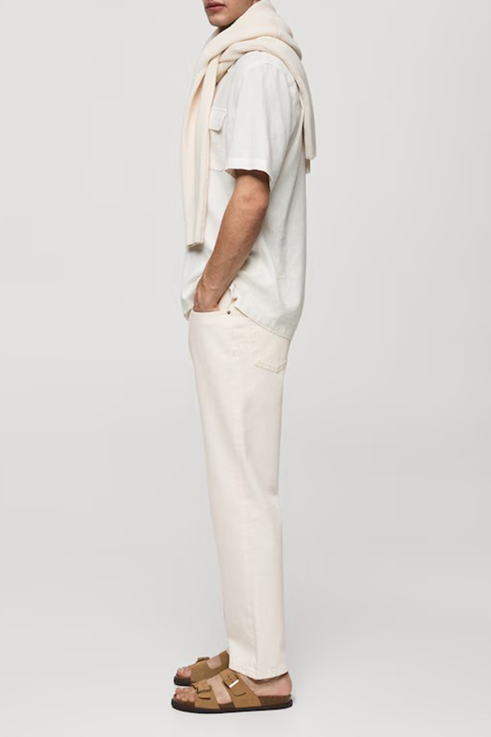 Relaxed-Fit Washed-Effect Jeans