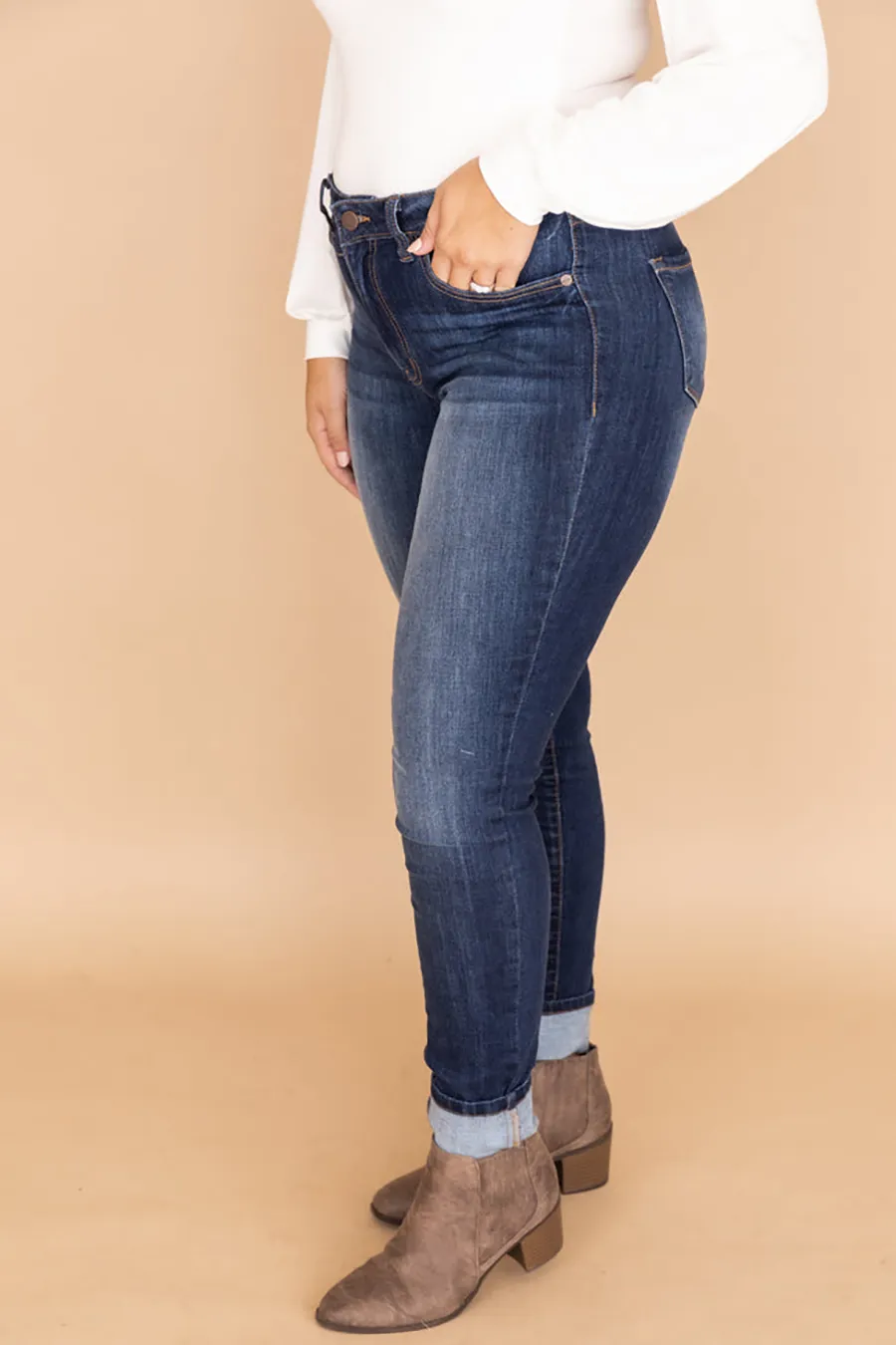 Dark Wash Skinny Jeans