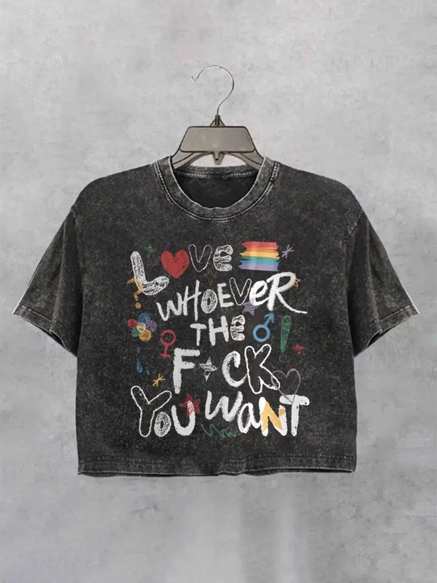 Retro Style Crop T-Shirt